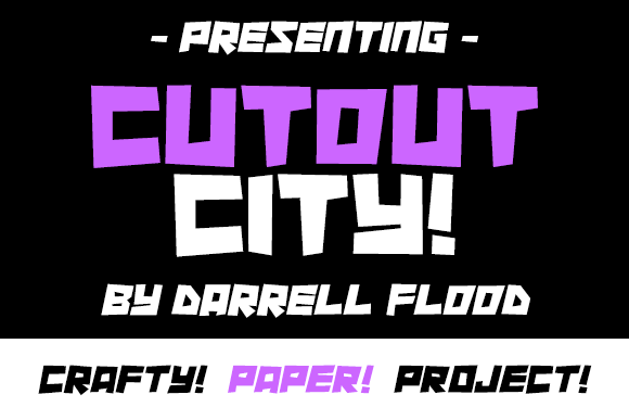 Cutout City font